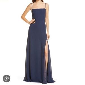 Reformation Ingrid Dress - Navy - Size 12